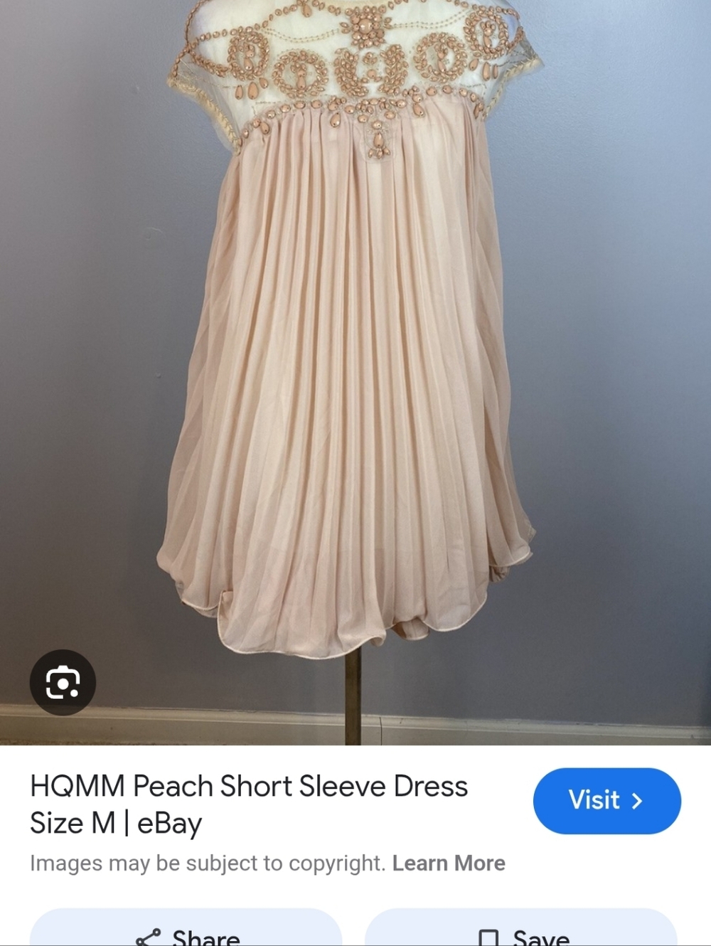 Chicwish Baby Doll Dress Fairy Beaded Mini Dress - Picture 3 of 6
